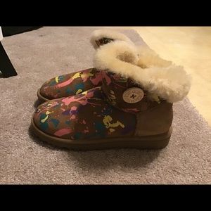 Mini Bailey Paint Splatter Boots *PLEASE READ*